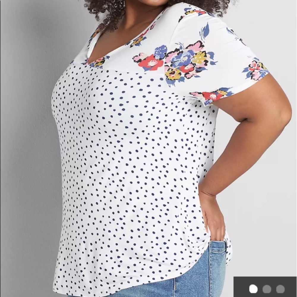 Lane Bryant High Low Swing Tee size 14/16